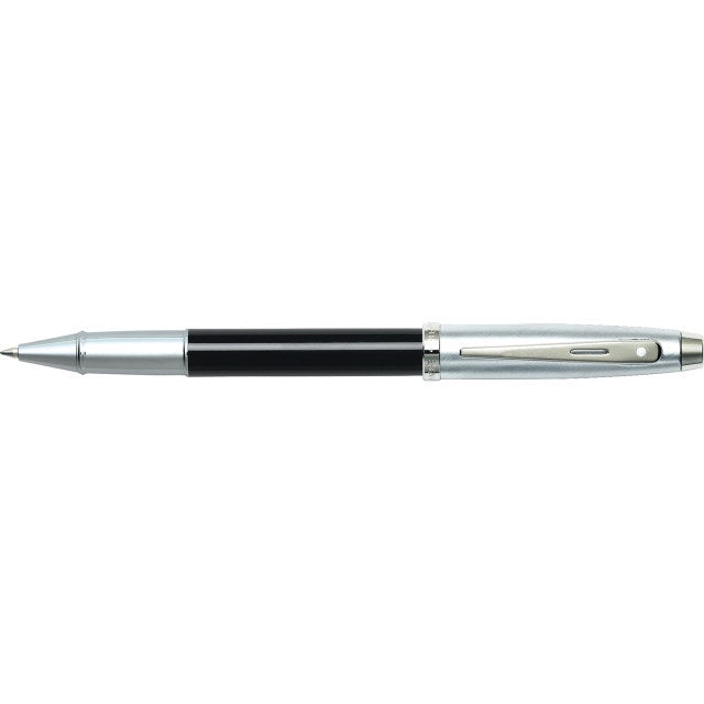 RB SHEAFFER 100 E9313 GLOSSY BLACK BARRELBRUSHED CHROME CAPNICKEL PLATED TRIMS