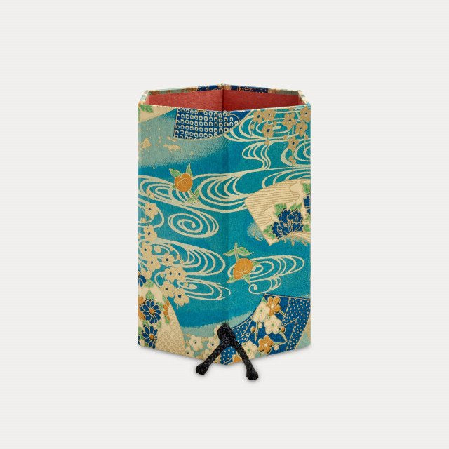 ST Pen Pot (collapsible) Vintagefans/turquoise (3)