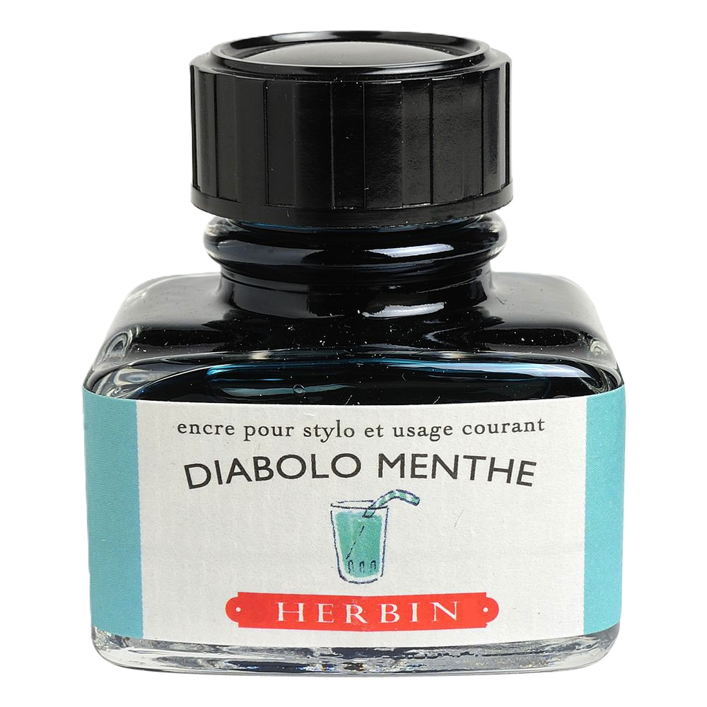 IK Herbin Bottled Ink 30ml Diablo Menthe