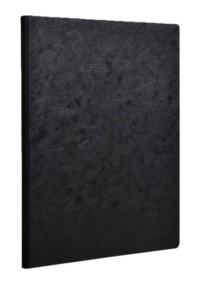 NB A Bag Clothbound Ruled A4 Black