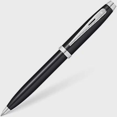 BP SHEAFFER 100 E9338 GLOSSY BLACK LACQUER WITH CHROME PLATED TRIMS