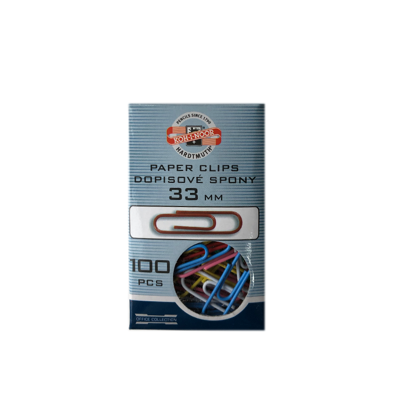 XST paper clips 33mm coloured (P12)