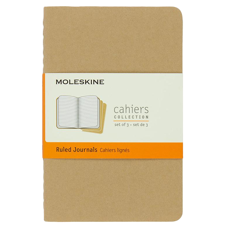 MP NB Cahier Pkt 3 pk Kraft Ruled
