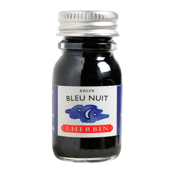 IK Herbin Bottled Ink 10ml Bleu Nuit