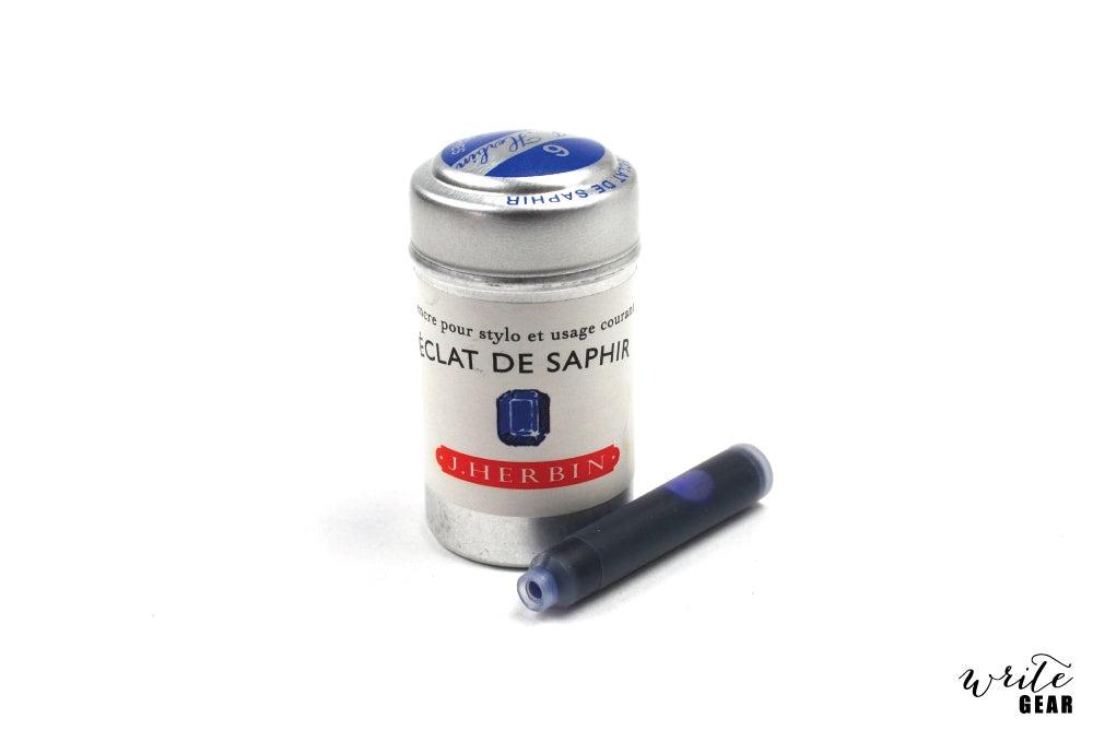 RE Herbin Cartridges Box 6 Eclat de Sapphi