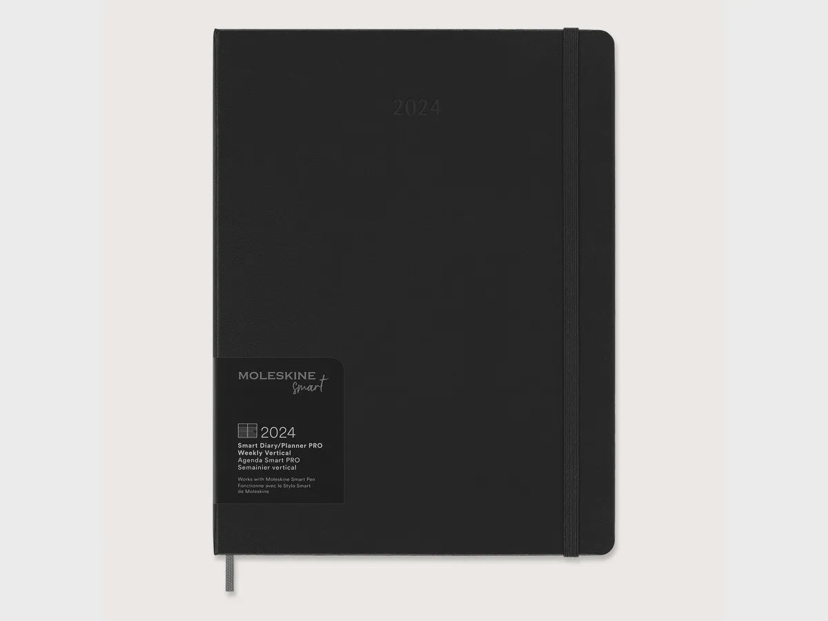 DI 2024 Moleskine 12M Smart Planner Pro X-Large Black