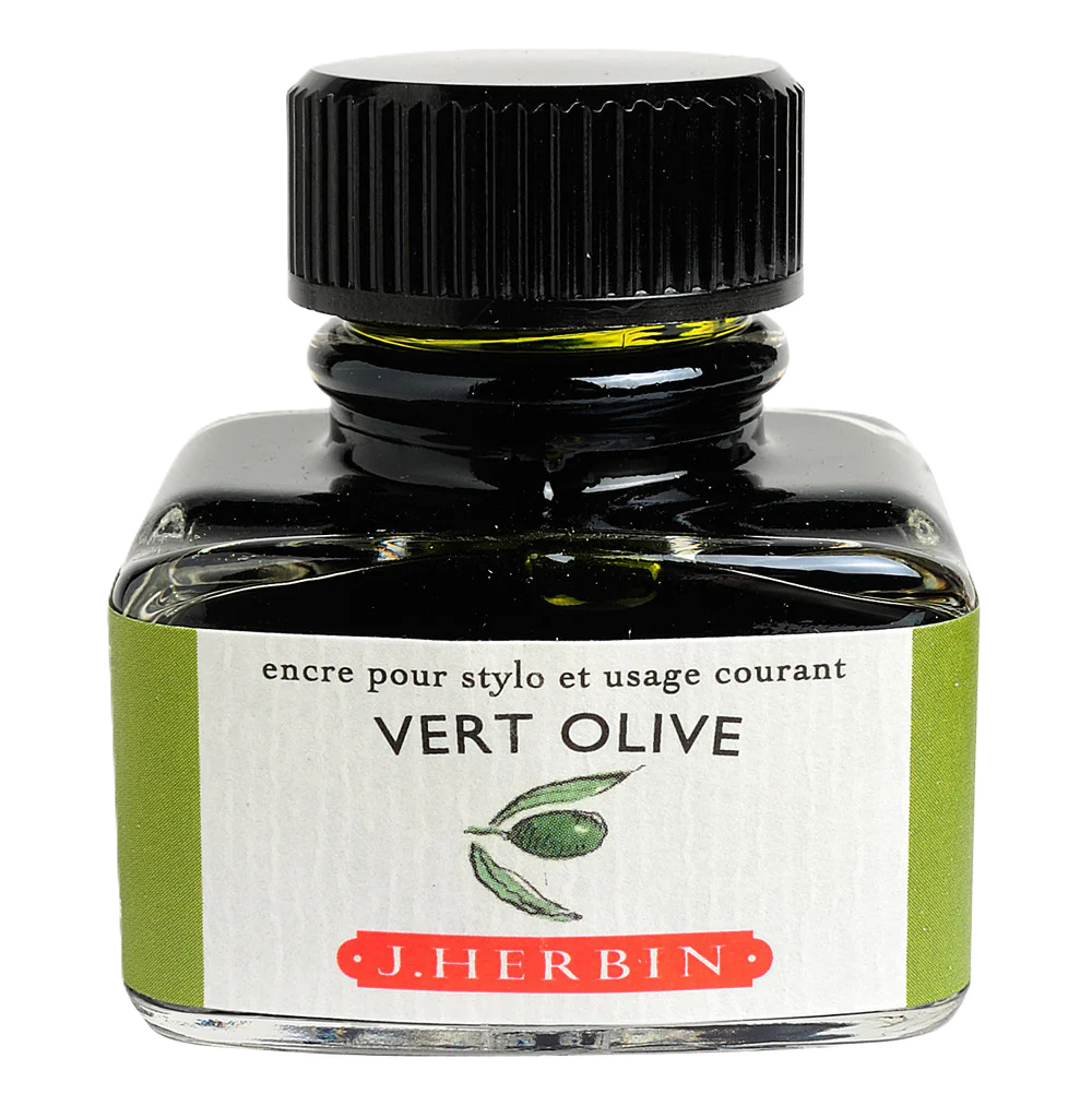 IK Herbin Bottled Ink 30ml Vert Olive