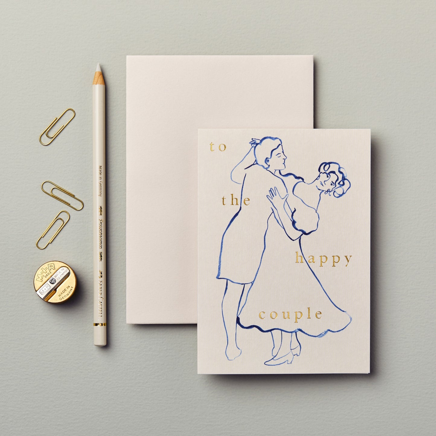 GCO Figures 'To the Happy Couple' Greetings Card