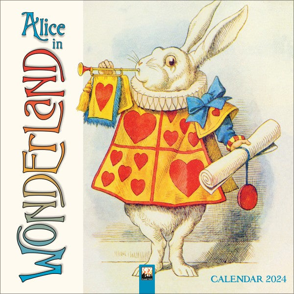CA Alice In Wonderland Wall CalendarCAL2024-005