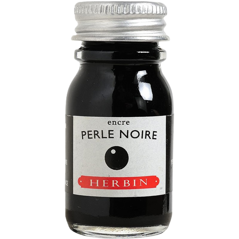 IK Herbin Bottled Ink 10ml Perle Noir