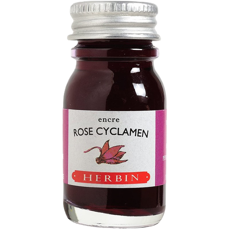 IK Herbin Bottled Ink 10ml Rose Cyclamen