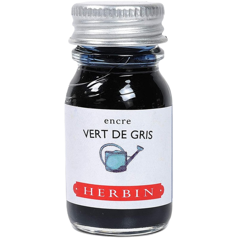 IK Herbin Bottled Ink 10ml Vert de Gris
