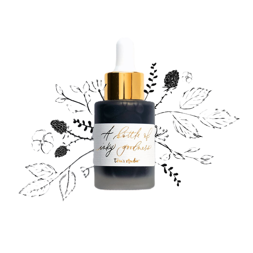 IK Tom's Studio Calligraphy pen ink (30ml) Black