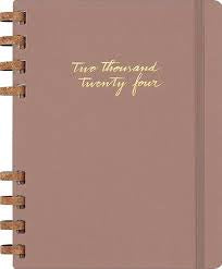 DI 2024 Moleskine 12M Spiral Planner X-Large Crush Almond