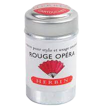 XRE Herbin Cartridges Box 6 Rouge Opera