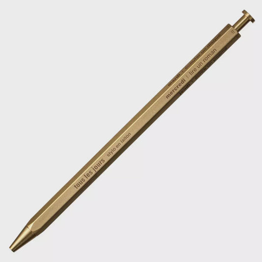 Gel Brass Ballpoint Marks style Gold (3)