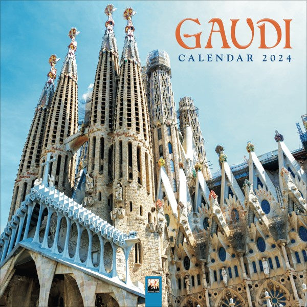 CA Gaudí Wall CalendarCAL2024-092