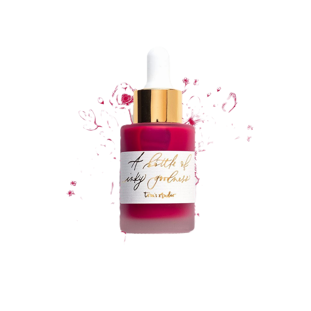 IK Tom's Studio Calligraphy pen ink (30ml) Hot Pink