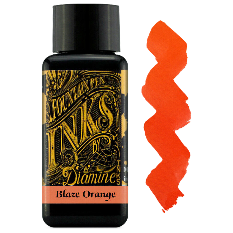 IK Diamine FP Ink 30ml Blaze Orange