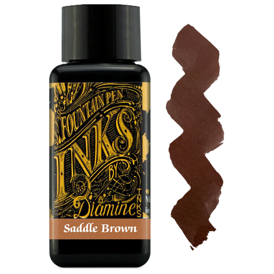 IK Diamine FP Ink 30ml Saddle Brown