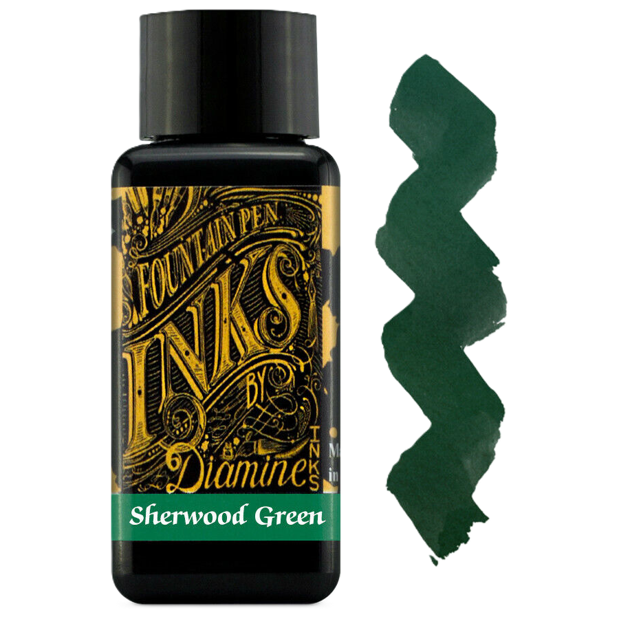 IK Diamine FP Ink 30ml Sherwood Green