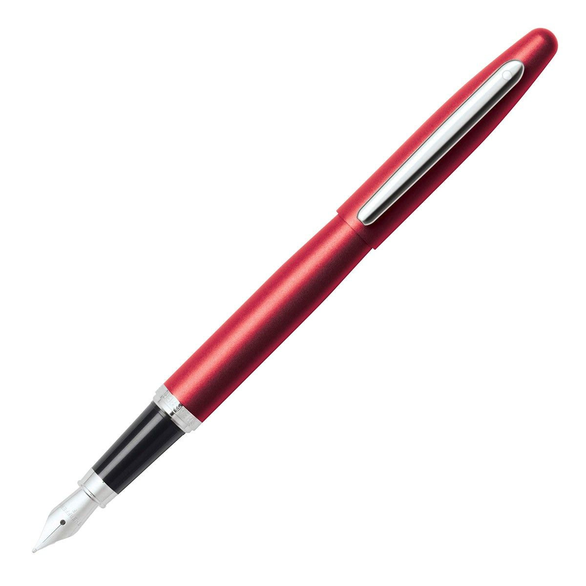 FP SSheaffer VFM E9403 Excessive Red with Nickel Plated Trim Fine nib