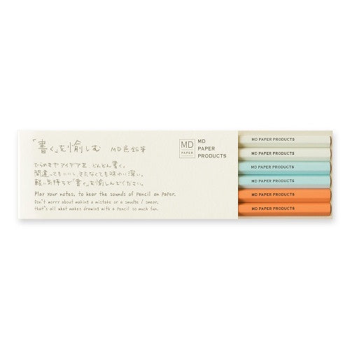 PE MD Color Pencil 6 pcs Set