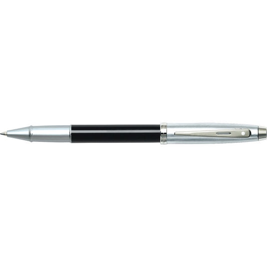 RB SHEAFFER 100 E9313 GLOSSY BLACK BARRELBRUSHED CHROME CAPNICKEL PLATED TRIMS