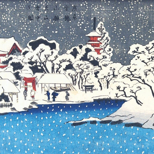 GCX SNOW AT SENSO-JI TEMPLE IN ASAKUSA