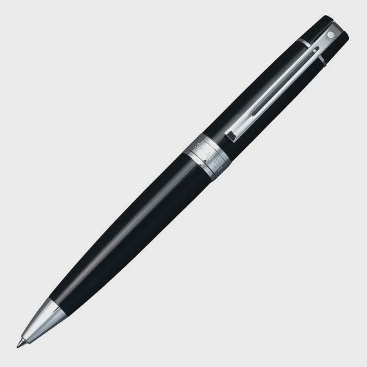BP SHEAFFER 300 E9312 GLOSSY BLACK WITH CHROME PLATED TRIM