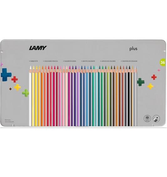 PE Lamy Plus Coloured Penils 36 pk tin