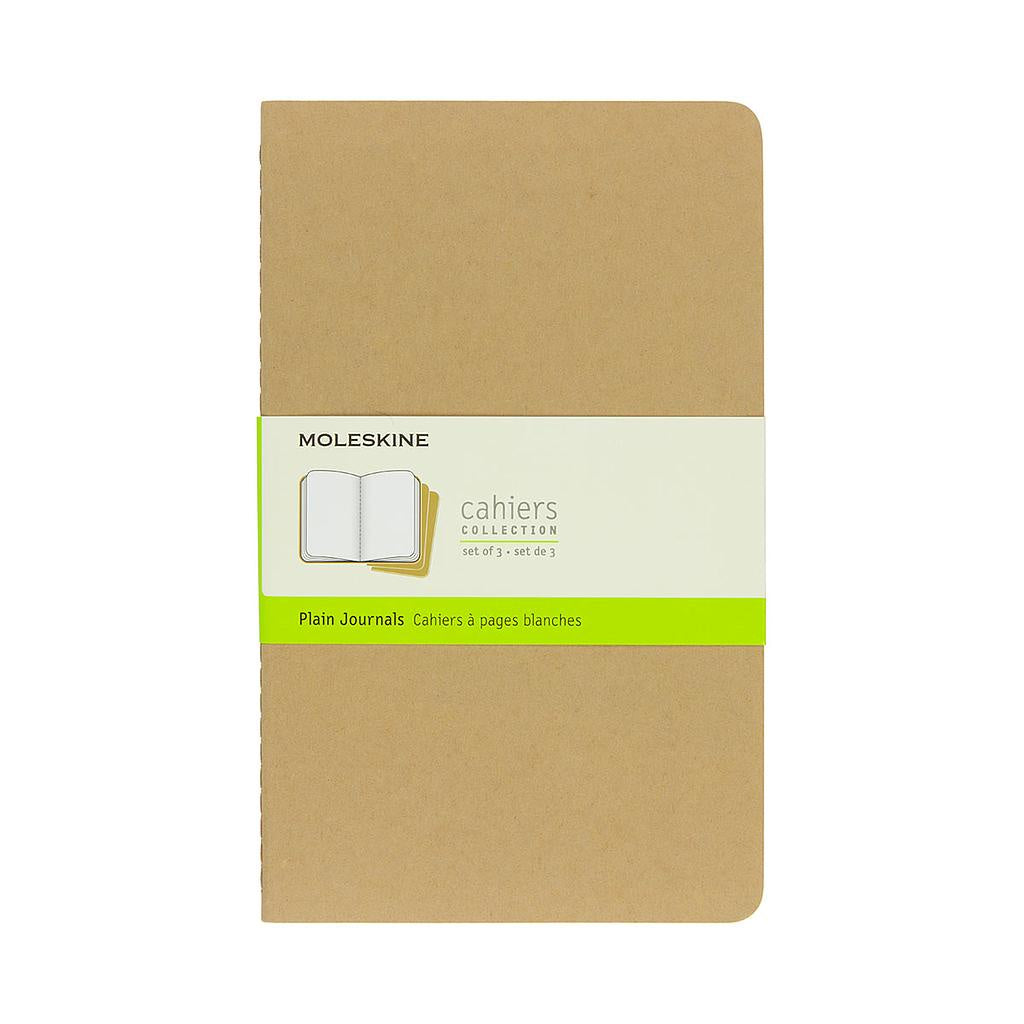 MP NB Cahier Lrg 3 pk Kraft Plain