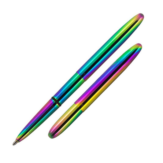 PN Fisher Space Bullet Pen - Supernova Rainbow Titanium Nitride