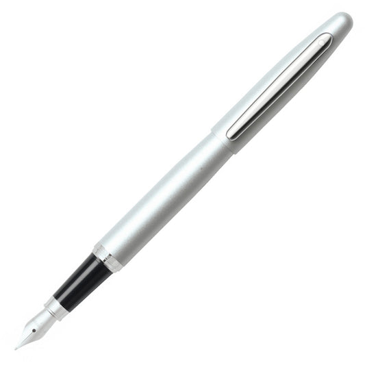 FP SHEAFFER VFM E9400  STROBE SILVER WITH NICKEL PLATED TRIMS MEDIUM