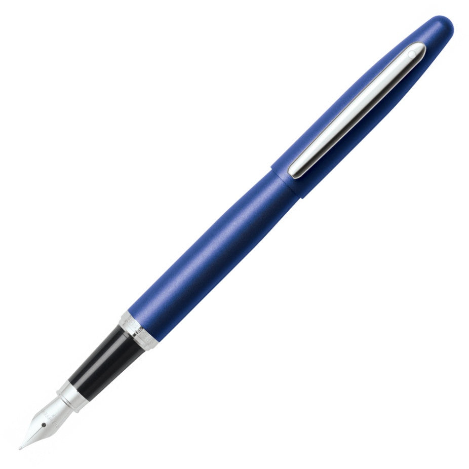 FP SHEAFFER VFM E9401  NEON BLUE WITH NICKEL PLATED TRIMS MEDIUM