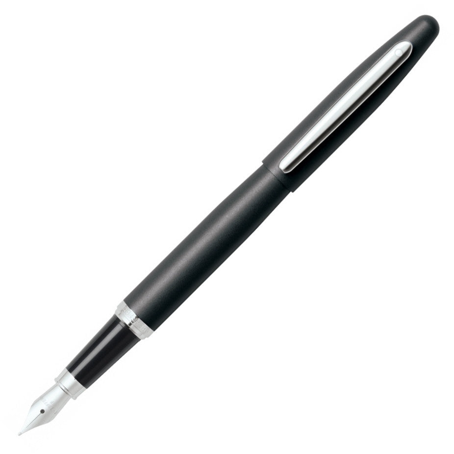 FP SHEAFFER VFM E9405  MATTE BLACK WITH NICKEL PLATED TRIMS MEDIUM