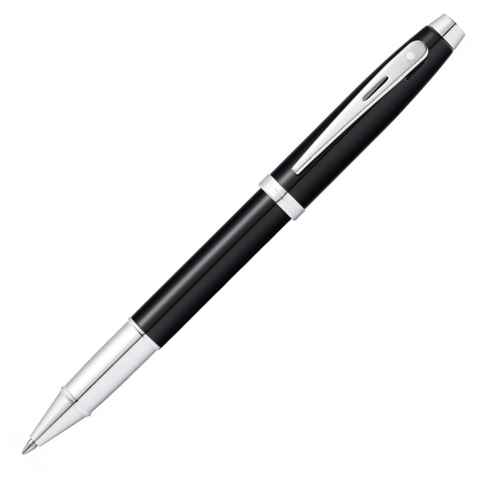 RB SHEAFFER 100 E9338 GLOSSY BLACK LACQUER WITH CHROME PLATED TRIMS