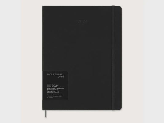 DI 2024 Moleskine 12M Smart Planner Pro X-Large Black