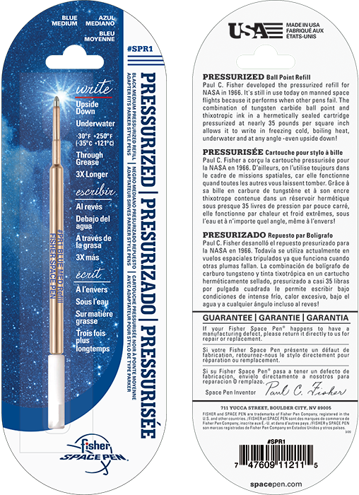 RE Space Pen Black Bold