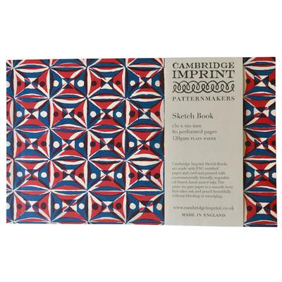 NB Soft back Sketchbook Kaleidoscope red-blue (P6)