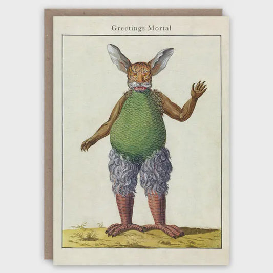 GC Bunny Demon Greetings Card