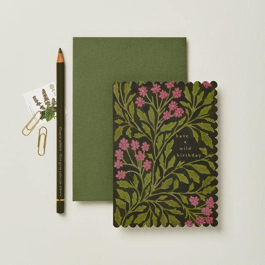 GC Green Flora Wild Birthday x 6