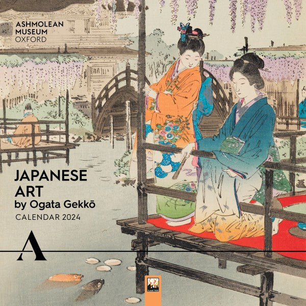 CA Ashmolean Museum: Japanese Art by Ogata Gekkō Wall CalendarCAL2024-078