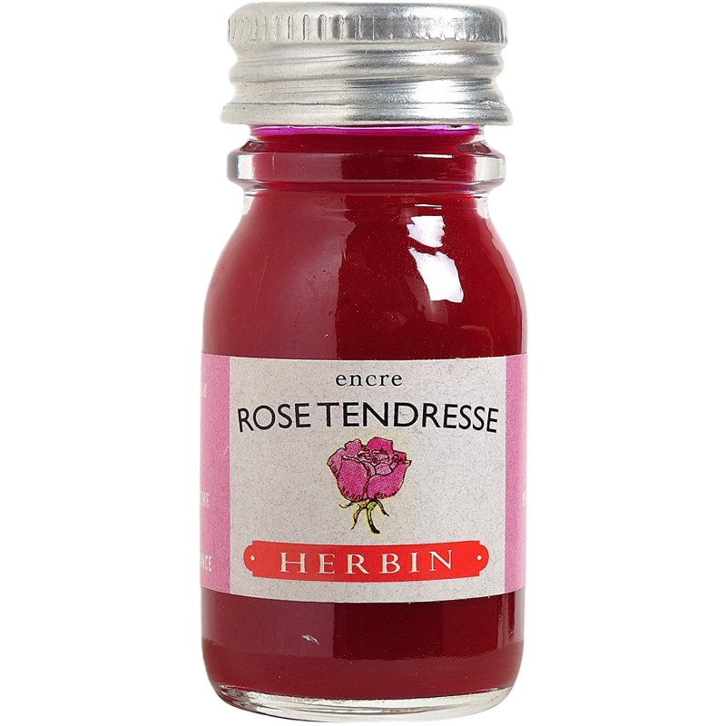 IK Herbin Bottled Ink 10ml Rose Tendresse