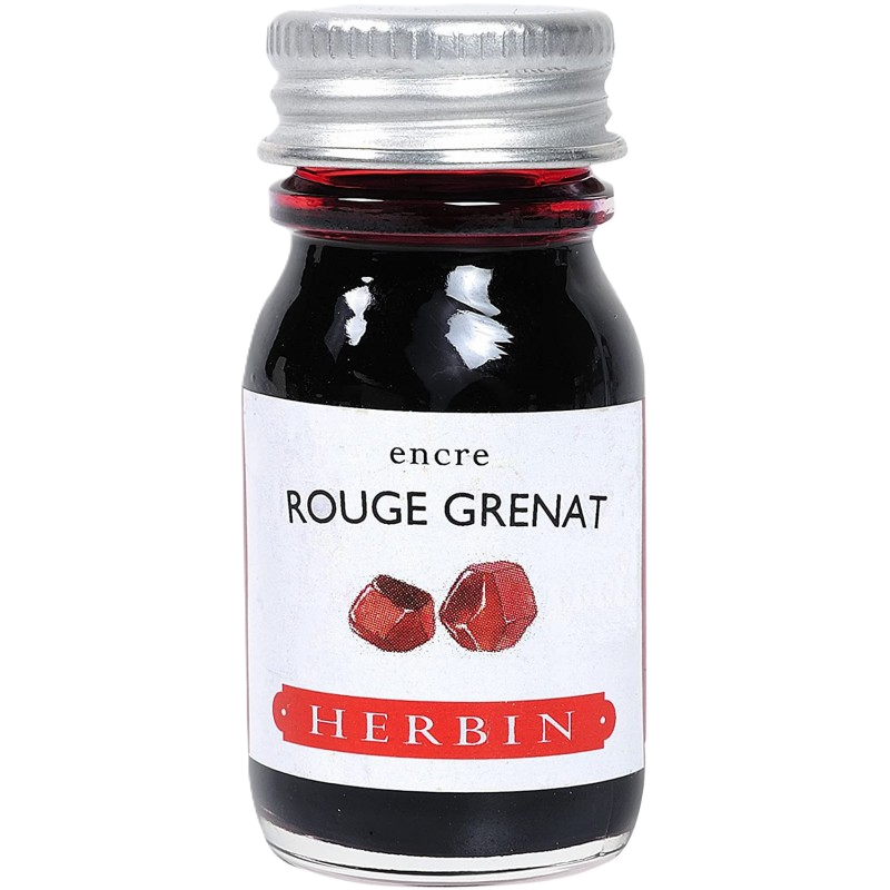 IK Herbin Bottled Ink 10ml Rouge Grenat