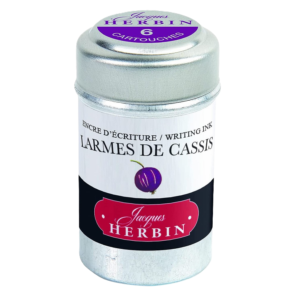 RE Herbin Cartridges Box 6 Larmes de Cassi