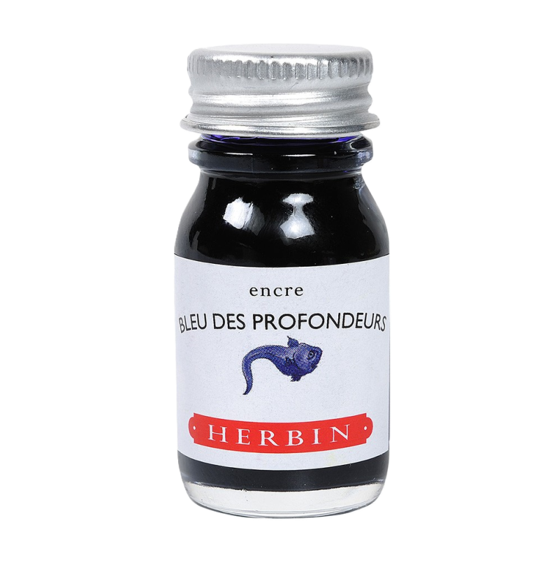 IK Herbin Bottled Ink 10ml Bleu des Prof