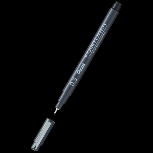 Pointliner 0.5 black ink pen