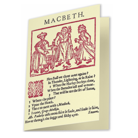 GC Witches (Macbeth) Letterpress Greetings Card
