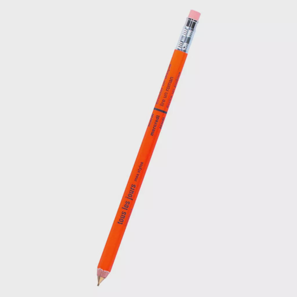 Mechanical Pencil with Eraser DaysOrangeDAY-SH1-OR (10)